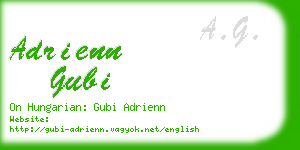 adrienn gubi business card